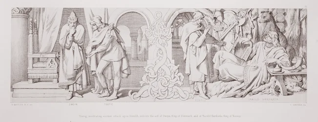 Tostig, Meditating Another Attack upon Harold, Solicits the Aid of Sweyn, King of Denmark, and of Harold Hardrada, King of Norway, from 